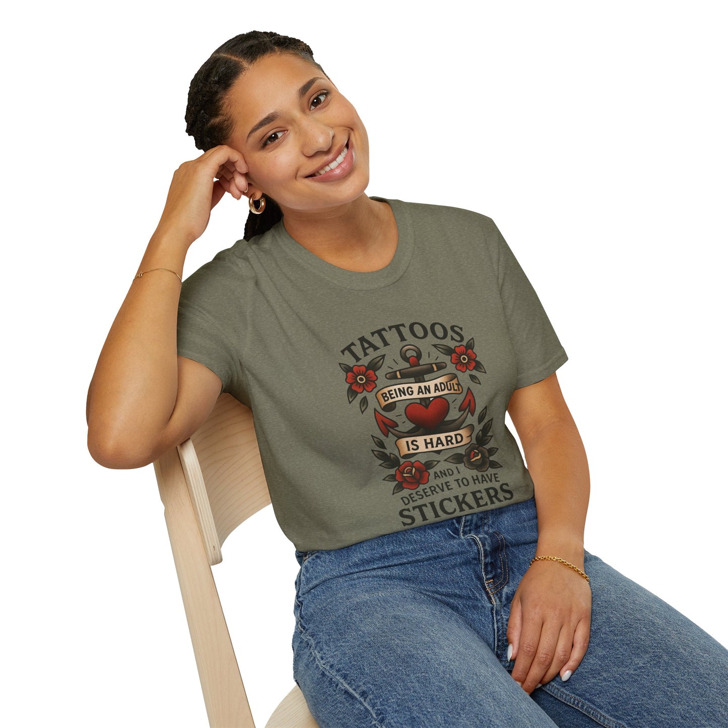 Nerdgasm Variety Show Tattoo Funny Graphic T-Shirt