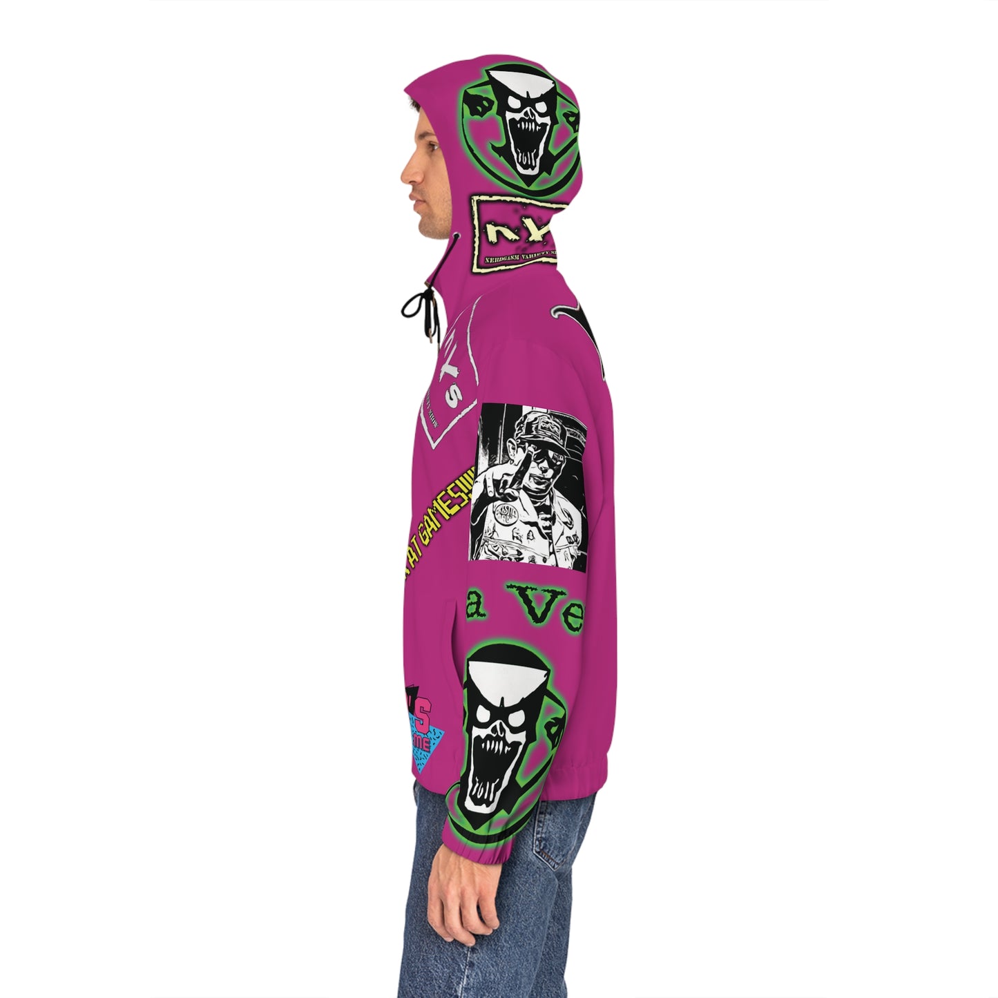 The NVS Battle Jacket Style Zip-Up Hoodie