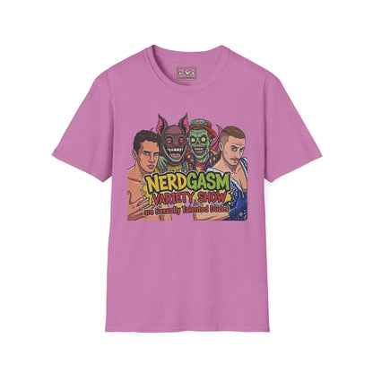 Nerdgasm Variety Show are Sexy Talented Dudes T-Shirt - Limited Run