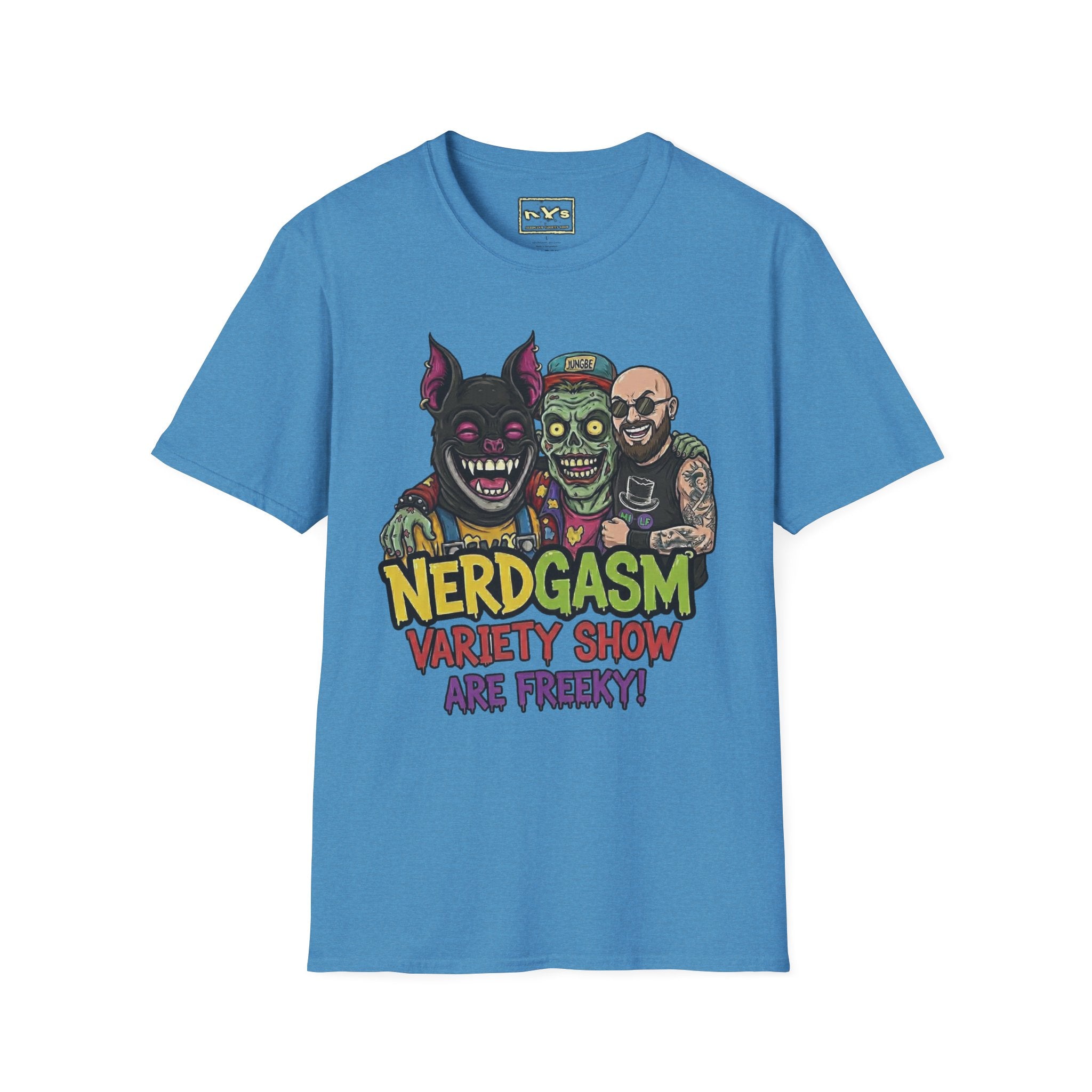 Nerdgasm Variety Show are Freeky! T-Shirt - Limited Run