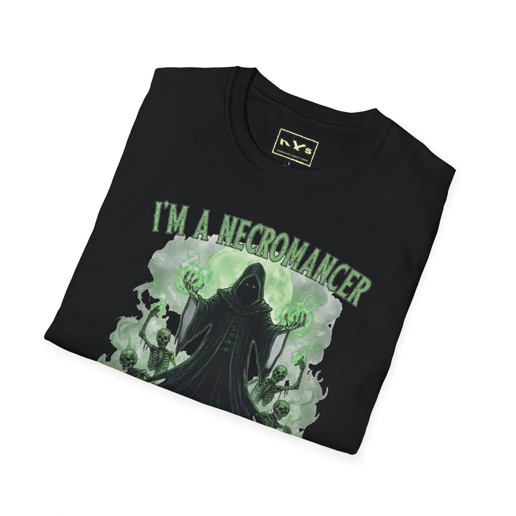 I'm A Necromancer  NVS Graphic T-Shirt — Fantasy Character Tee