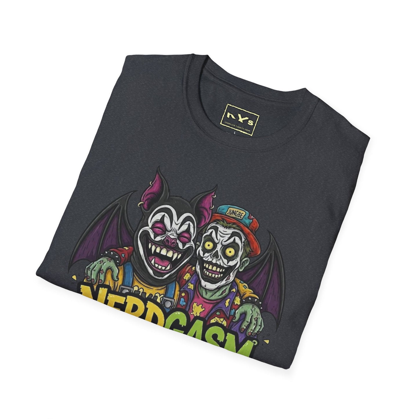 Nerdgasm Variety Show Are Down With the Clown!! T-Shirt - Limited Run