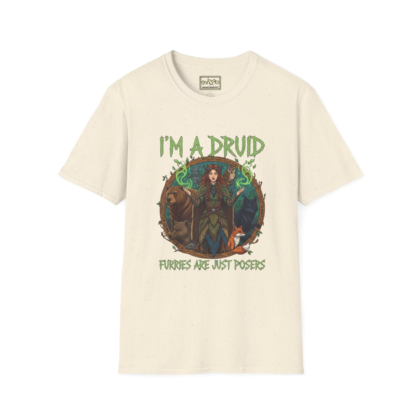 I'm A Druid  NVS Graphic T-Shirt — Fantasy Character Tee