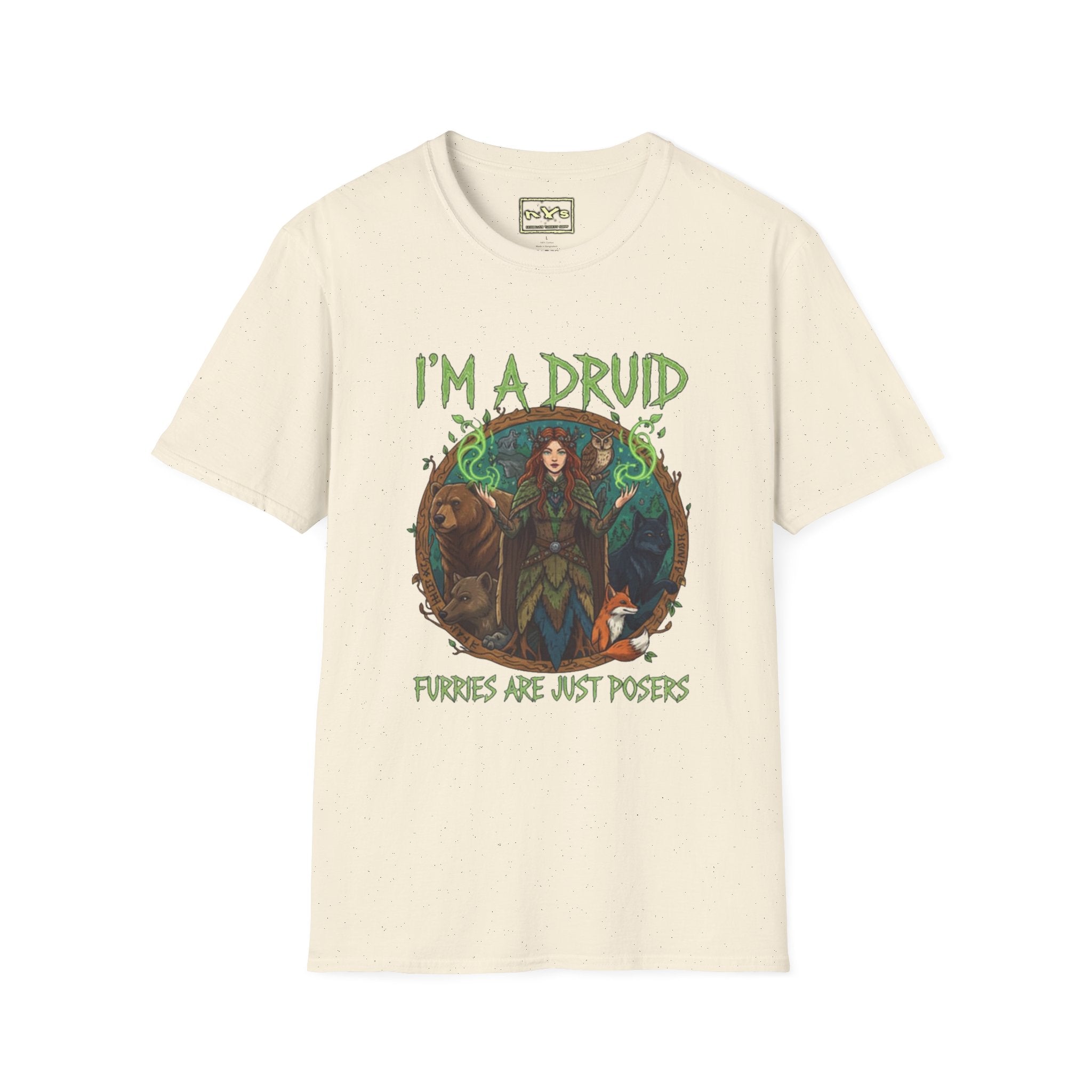 I'm A Druid  NVS Graphic T-Shirt — Fantasy Character Tee