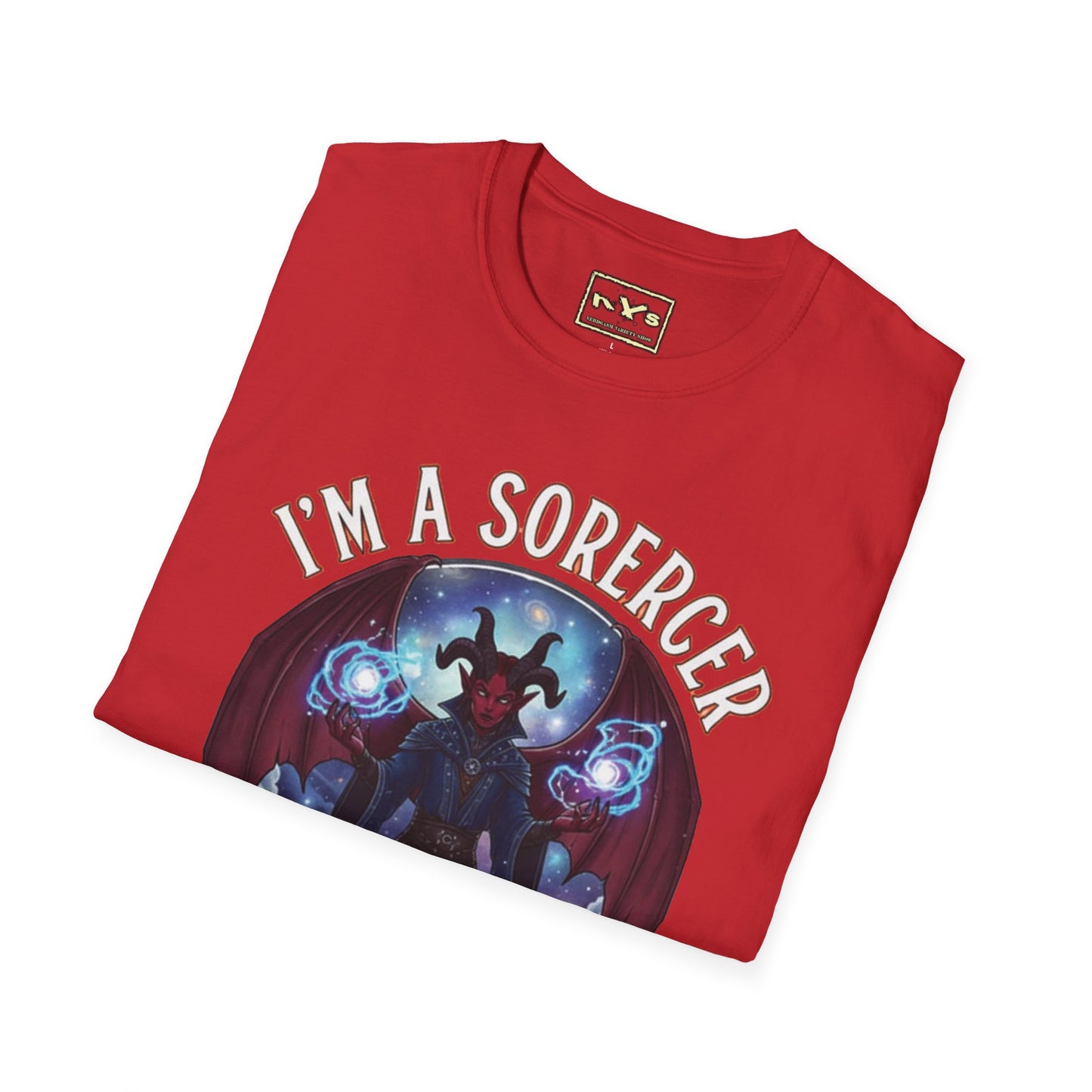 I'm A Sorcerer  NVS Graphic T-Shirt — Fantasy Character Tee