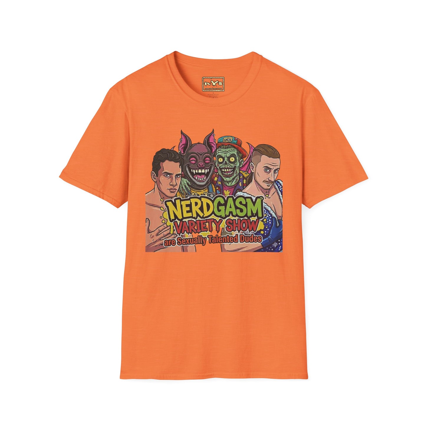 Nerdgasm Variety Show are Sexy Talented Dudes T-Shirt - Limited Run