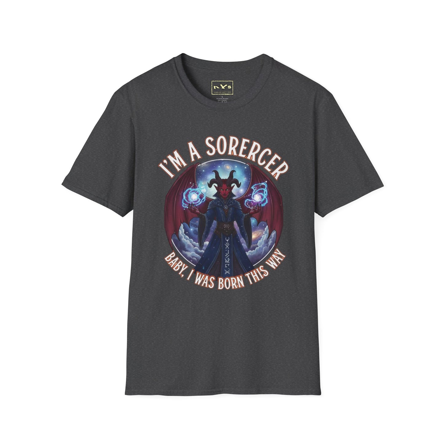 I'm A Sorcerer  NVS Graphic T-Shirt — Fantasy Character Tee