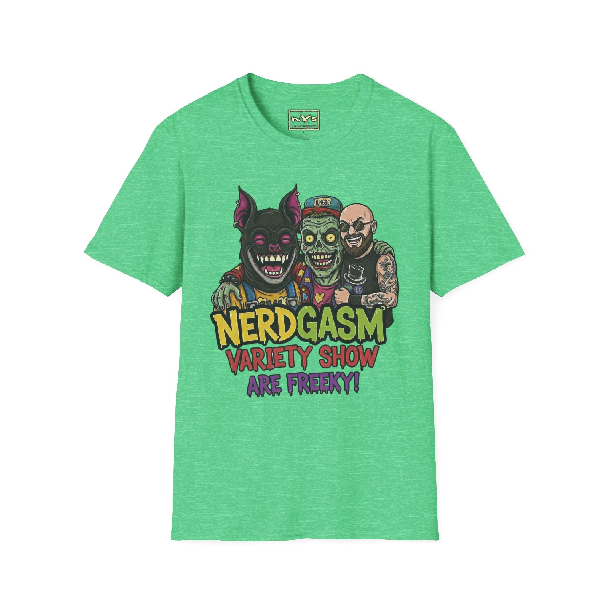 Nerdgasm Variety Show are Freeky! T-Shirt - Limited Run