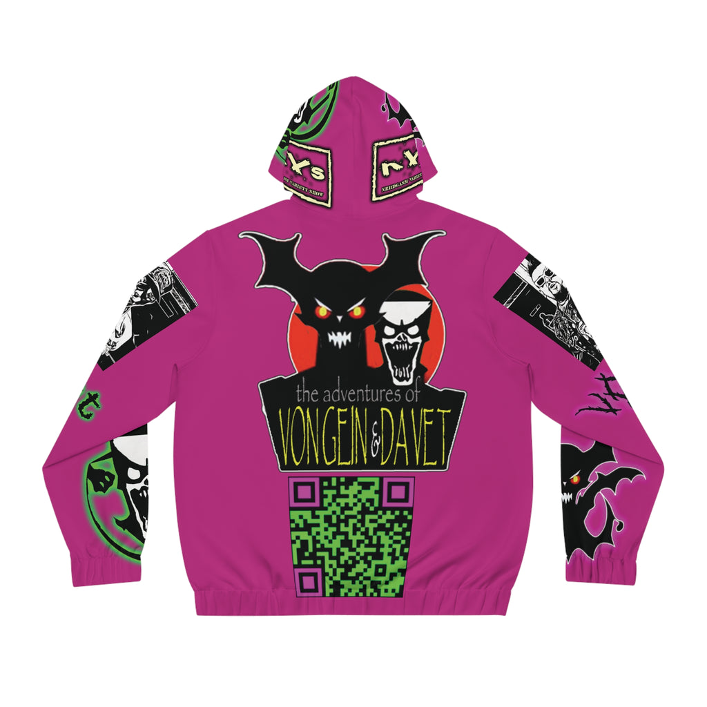The NVS Battle Jacket Style Zip-Up Hoodie