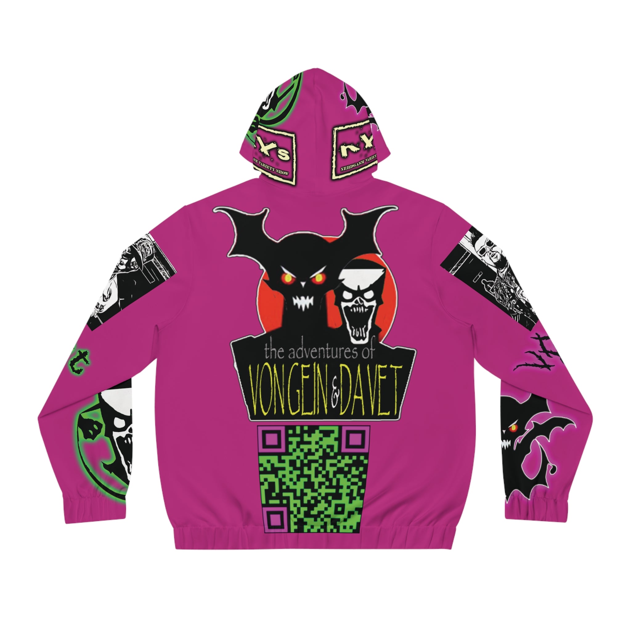 The NVS Battle Jacket Style Zip-Up Hoodie