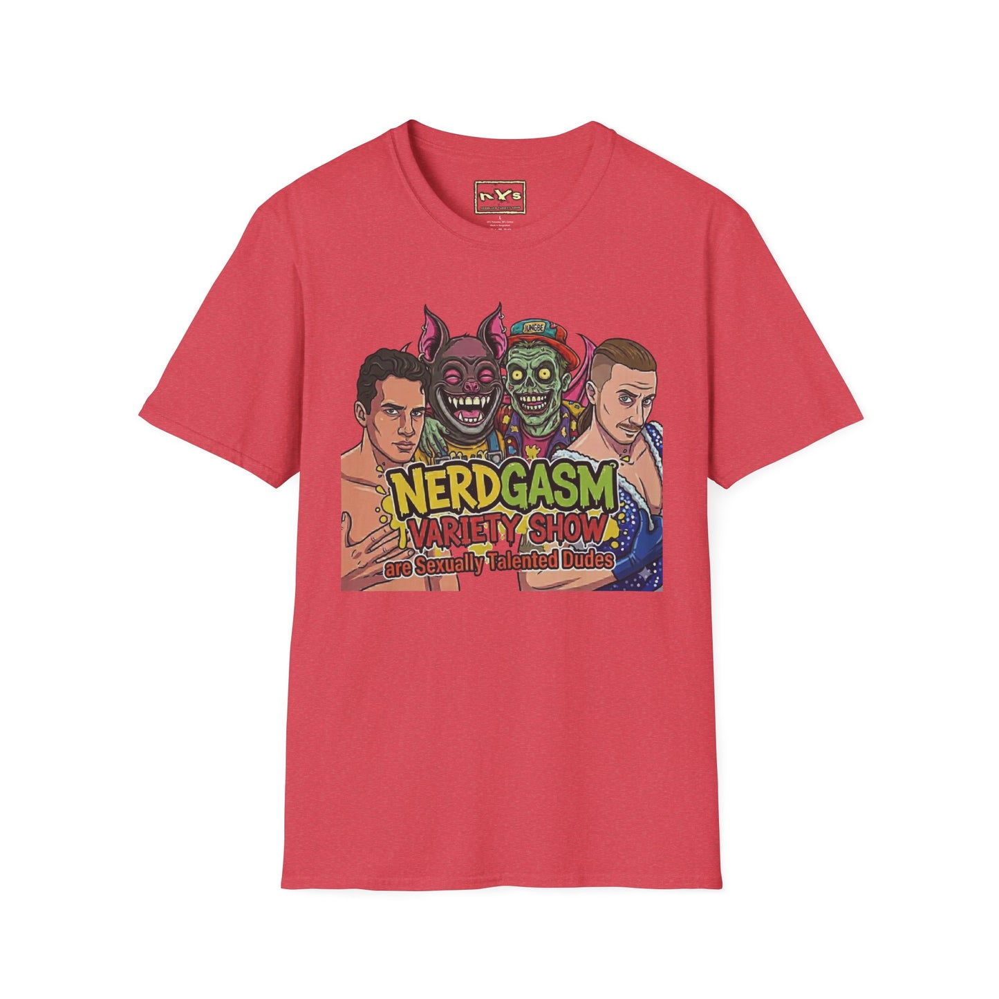 Nerdgasm Variety Show are Sexy Talented Dudes T-Shirt - Limited Run