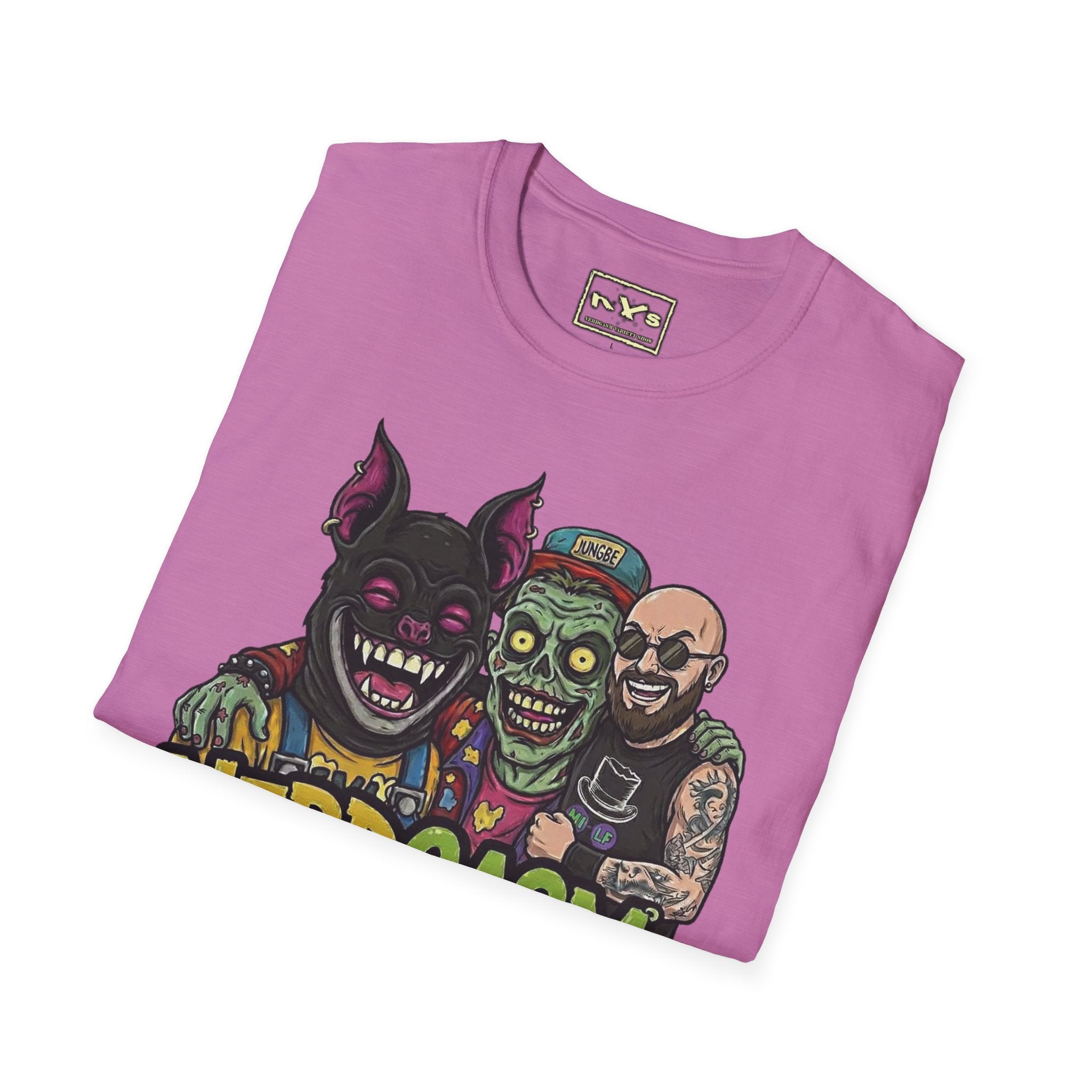 Nerdgasm Variety Show are Freeky! T-Shirt - Limited Run
