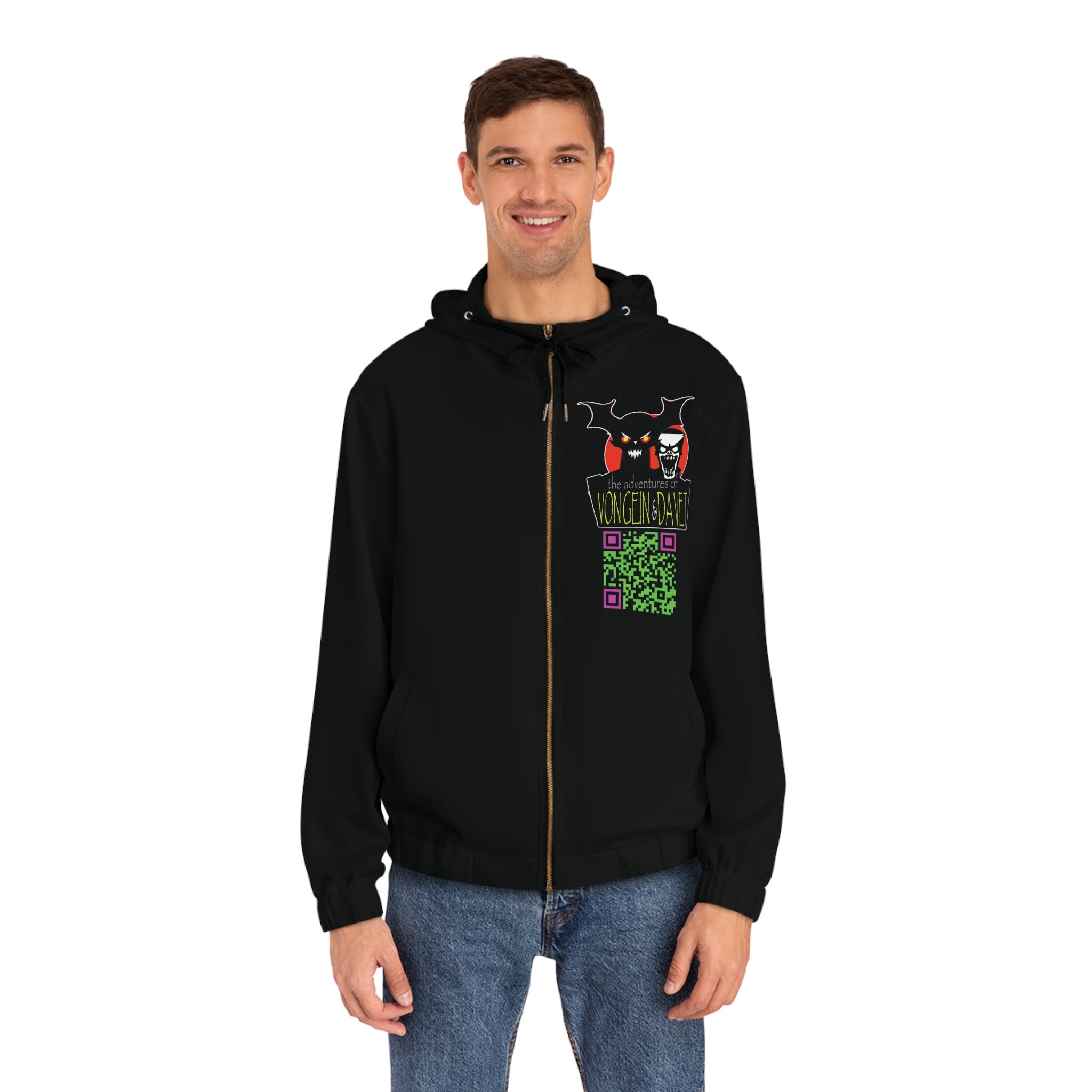 NVS One Piece Pirate Crew Men's Full-Zip Hoodie
