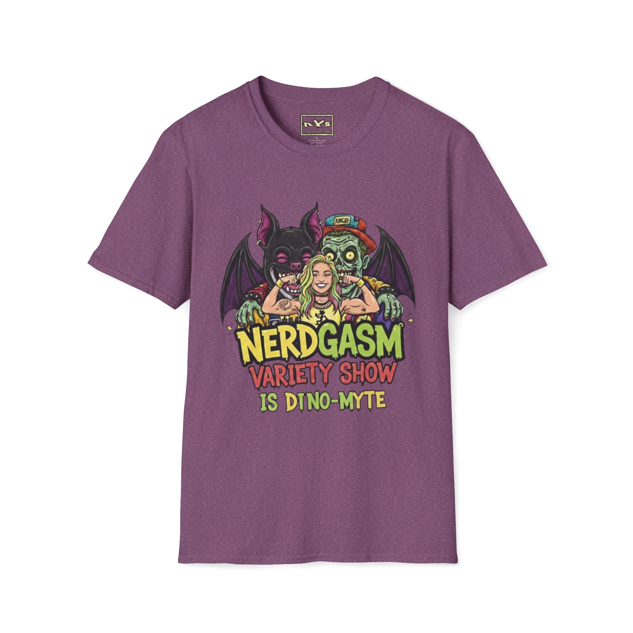 Nerdgasm Variety Show is Dino-Myte T-Shirt - Limited Run