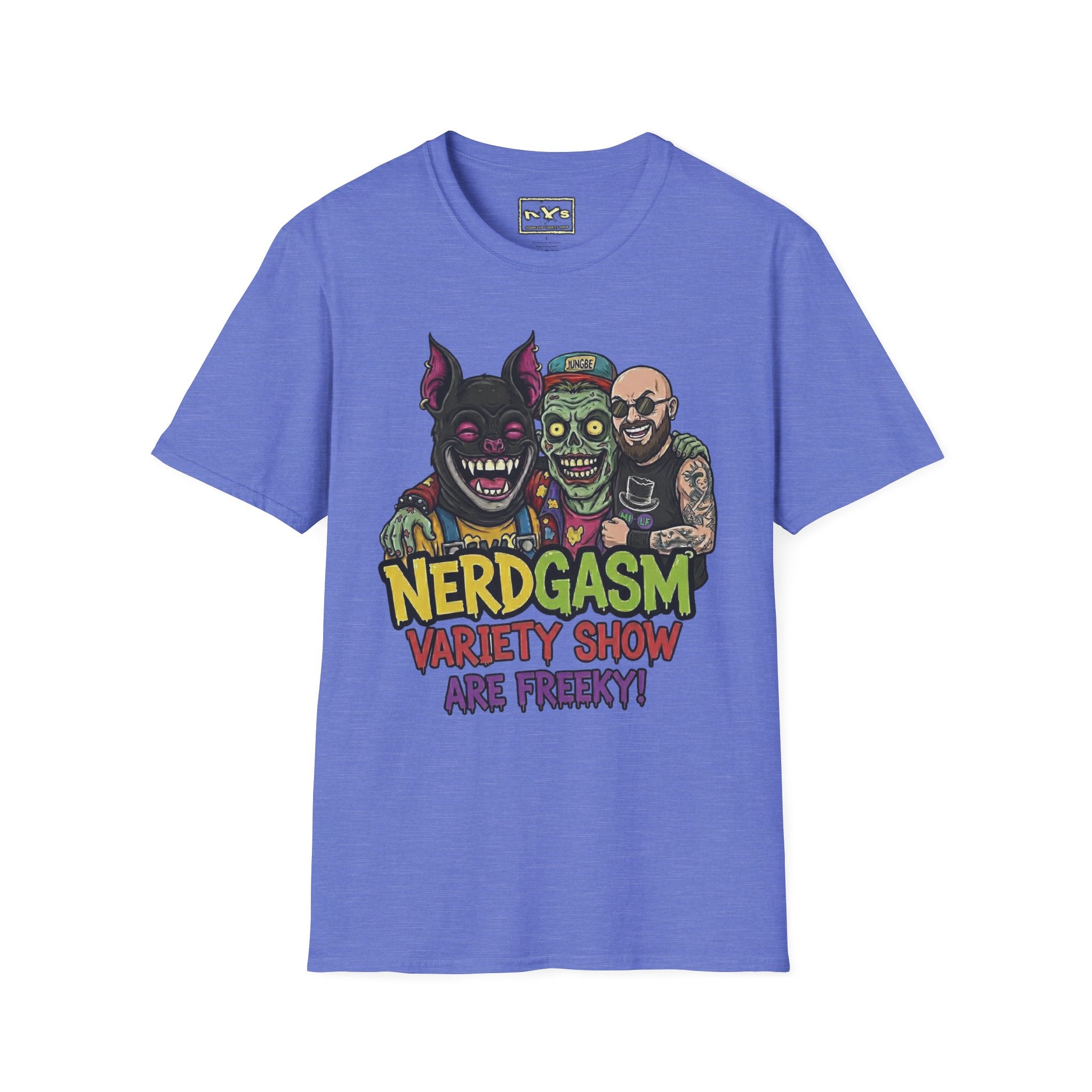 Nerdgasm Variety Show are Freeky! T-Shirt - Limited Run