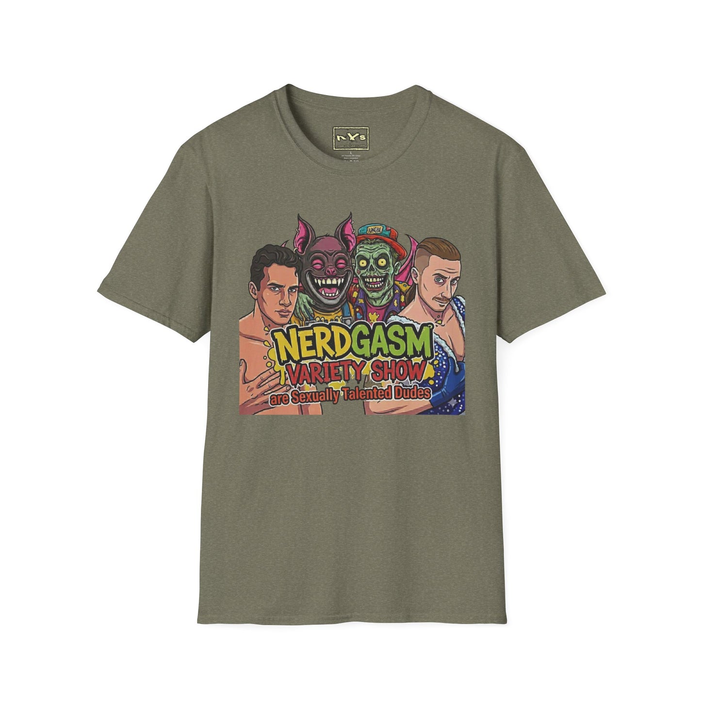 Nerdgasm Variety Show are Sexy Talented Dudes T-Shirt - Limited Run