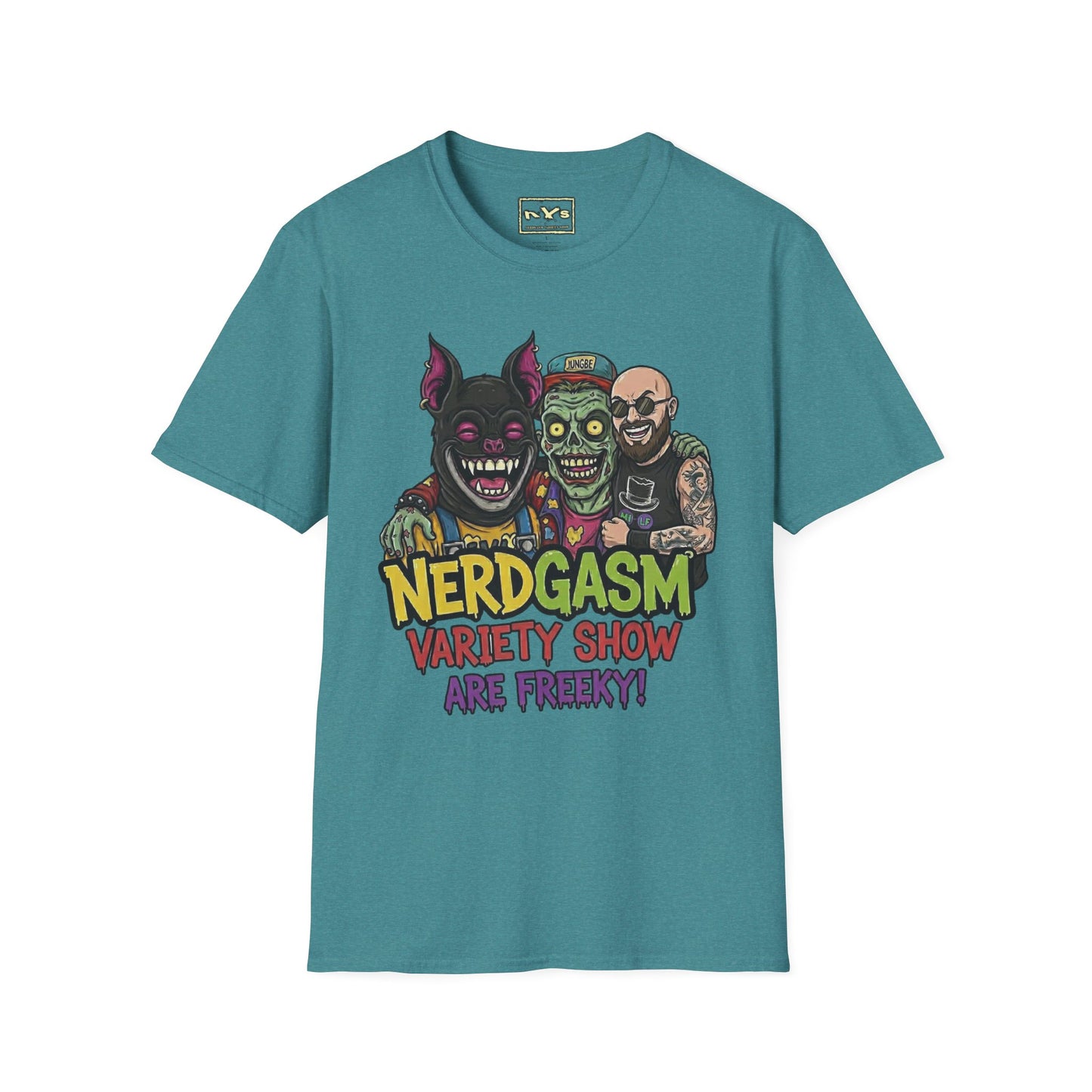 Nerdgasm Variety Show are Freeky! T-Shirt - Limited Run