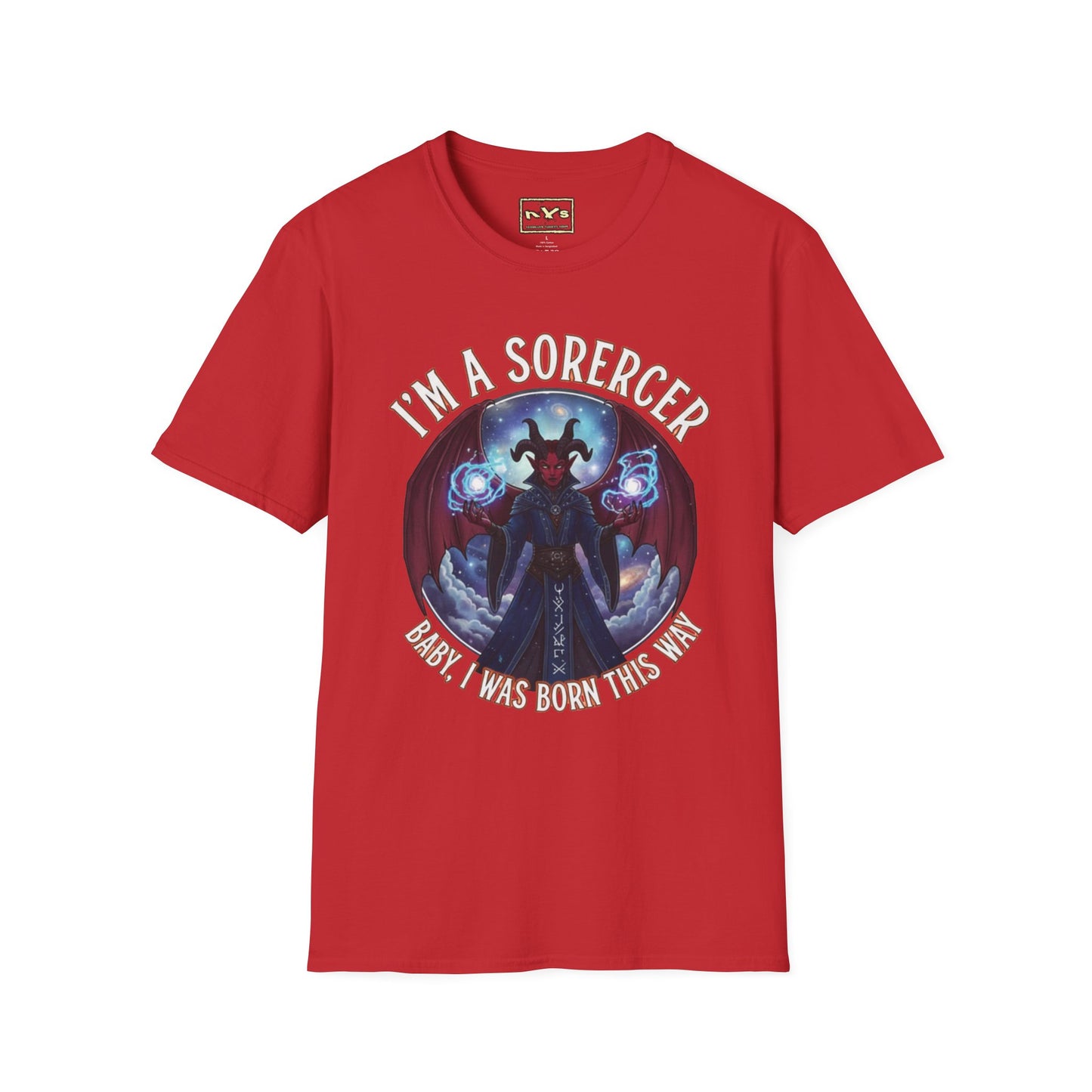 I'm A Sorcerer  NVS Graphic T-Shirt — Fantasy Character Tee
