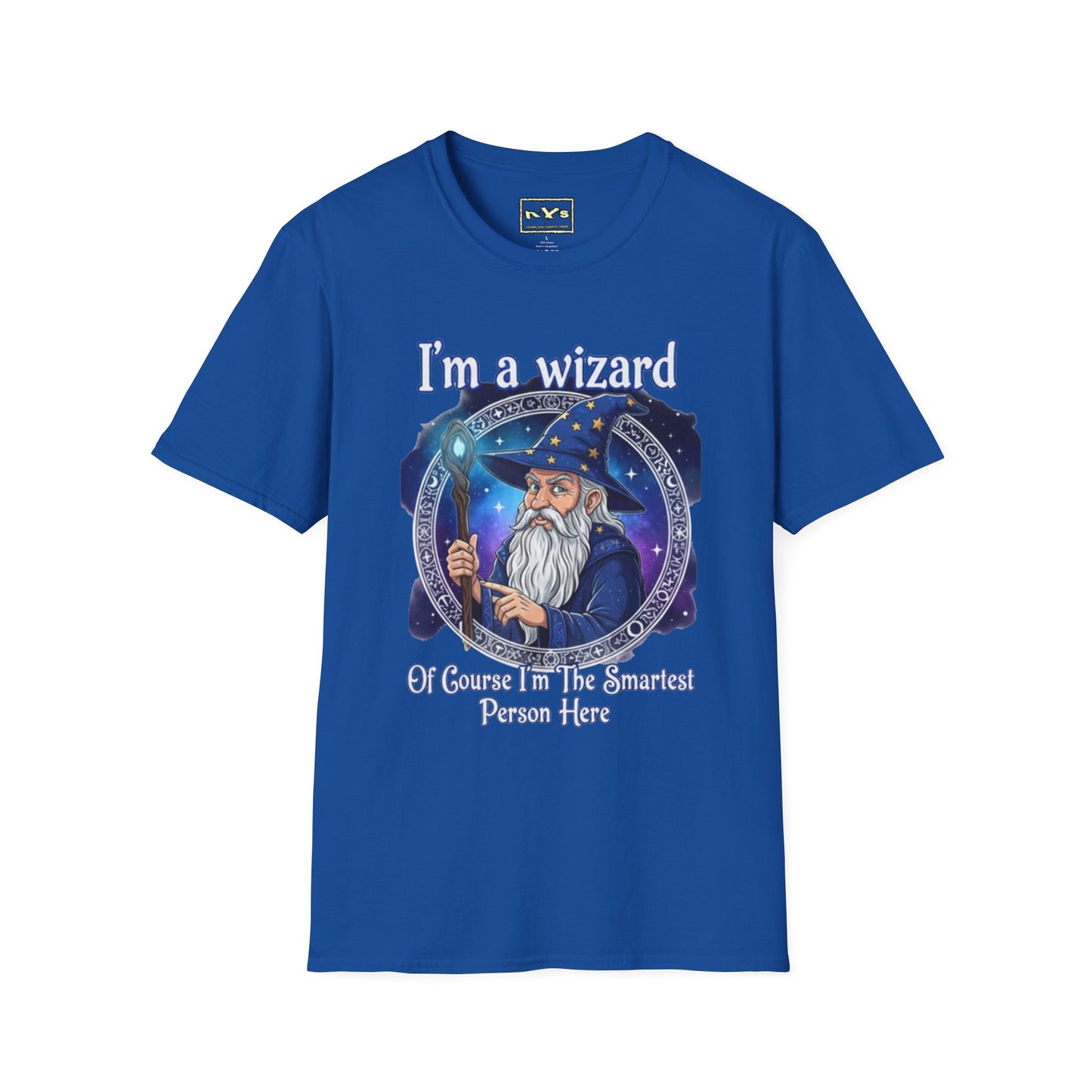 I'm A Wizard NVS Graphic T-Shirt — Fantasy Character Tee
