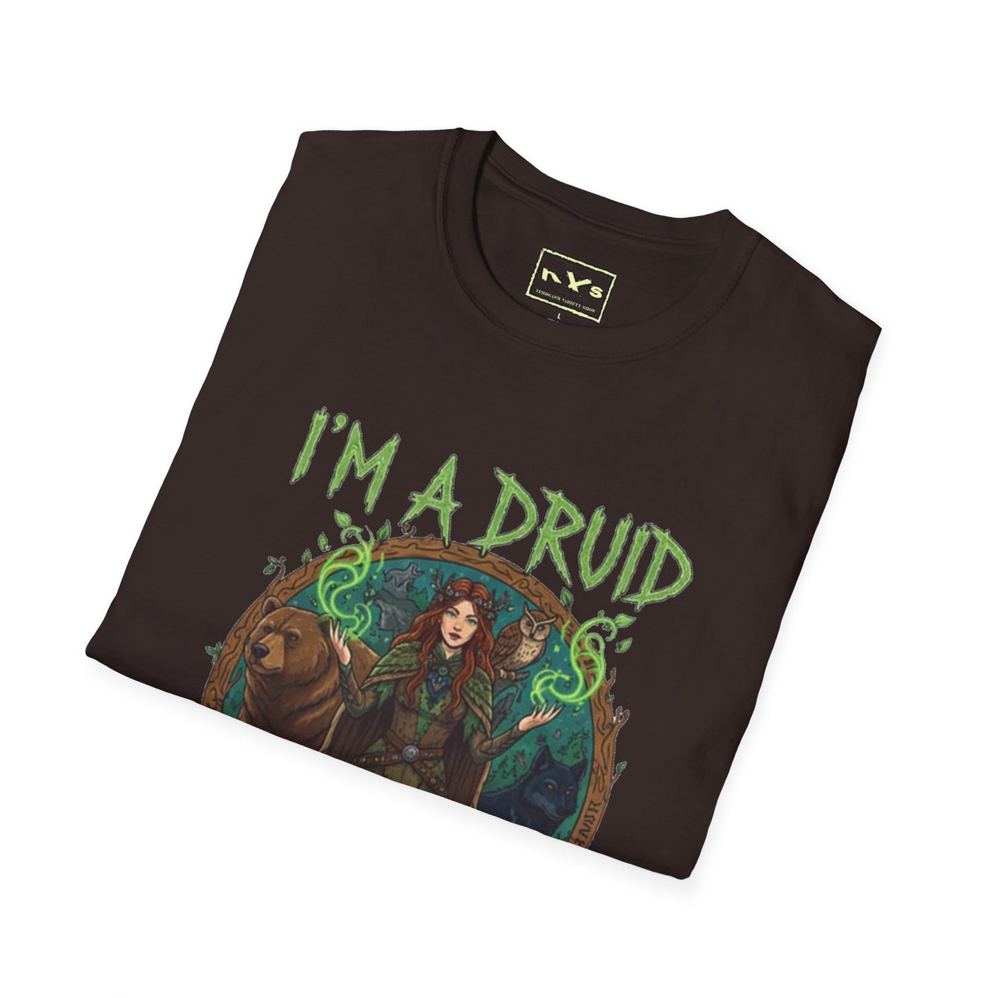 I'm A Druid  NVS Graphic T-Shirt — Fantasy Character Tee