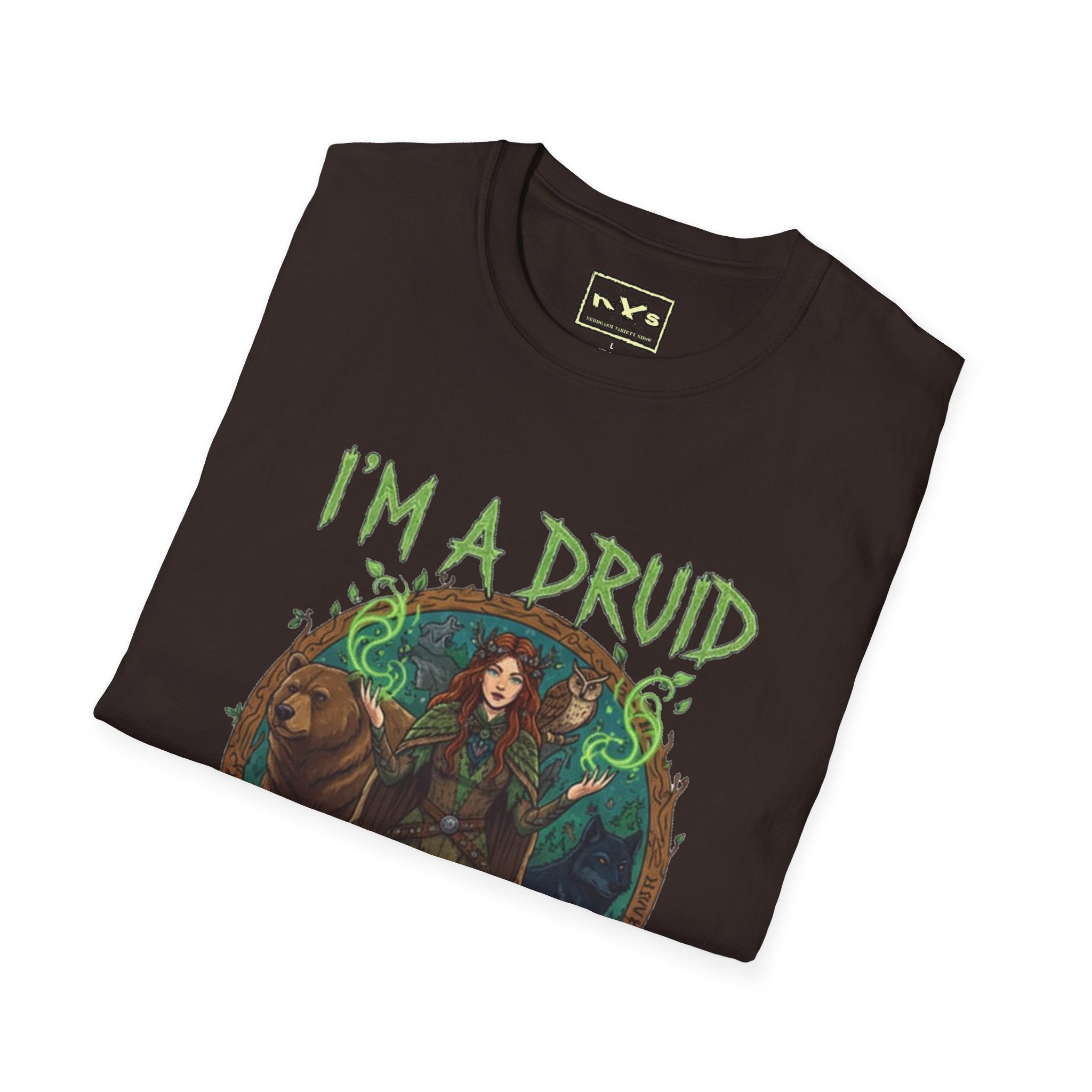 I'm A Druid  NVS Graphic T-Shirt — Fantasy Character Tee