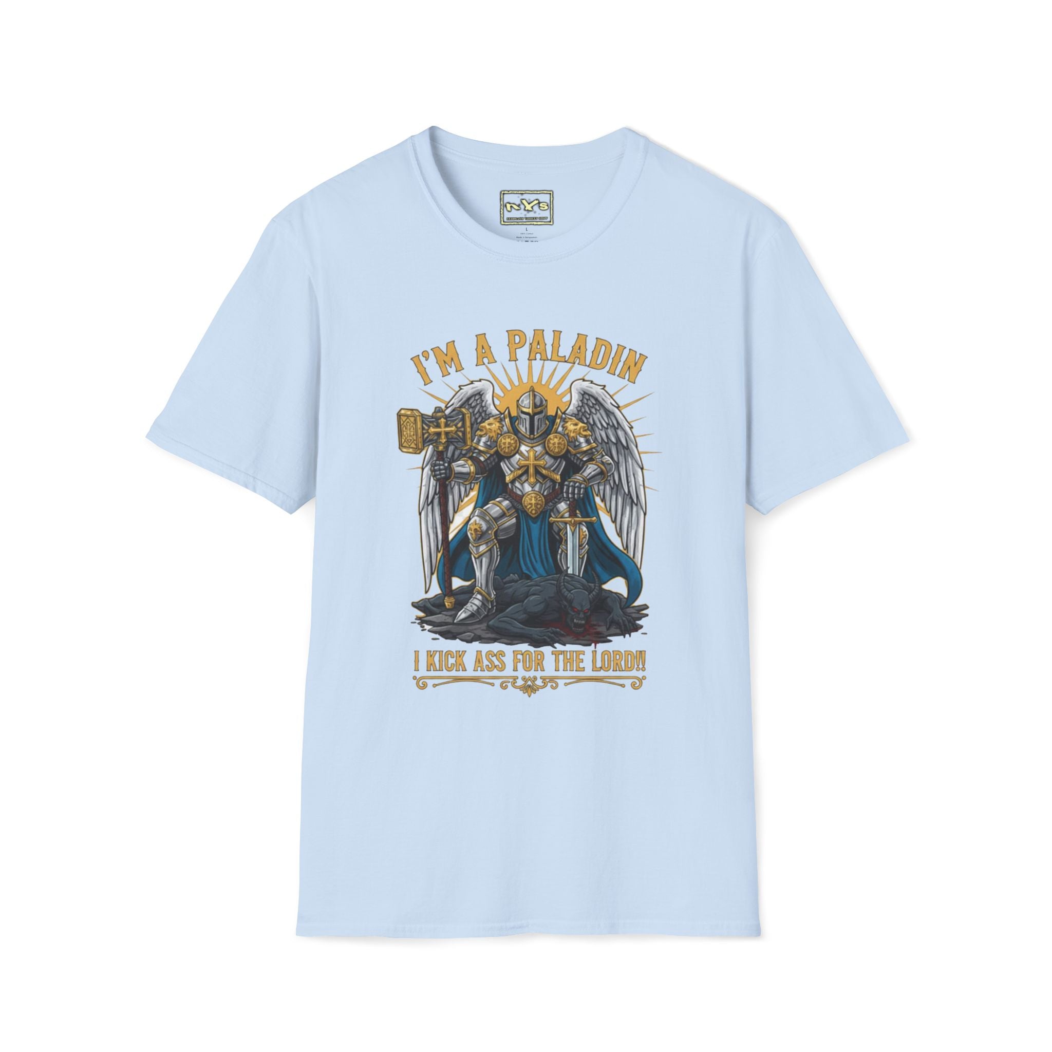 I'm A Paladin  NVS Graphic T-Shirt — Fantasy Character Tee