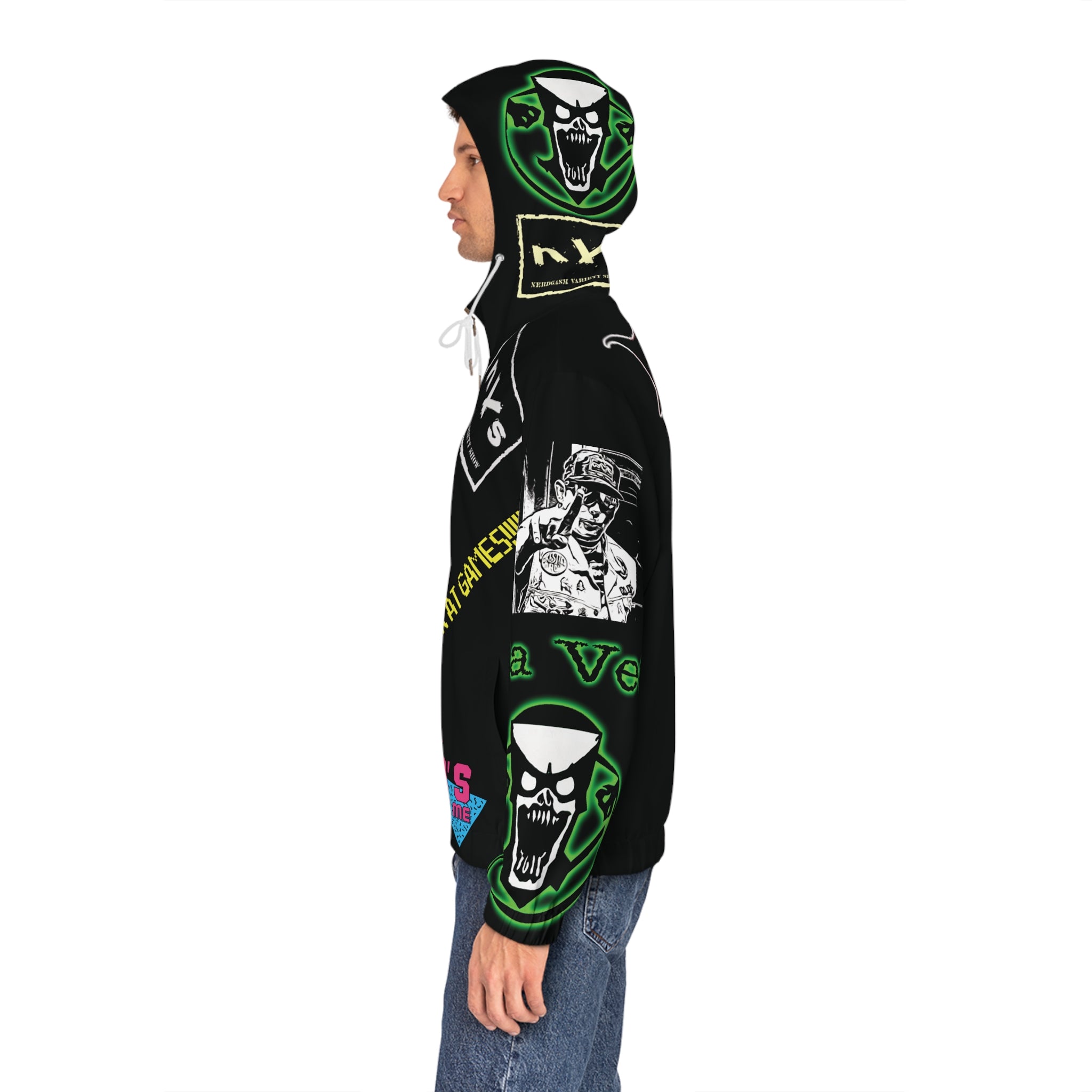 The NVS Battle Jacket Style Zip-Up Hoodie