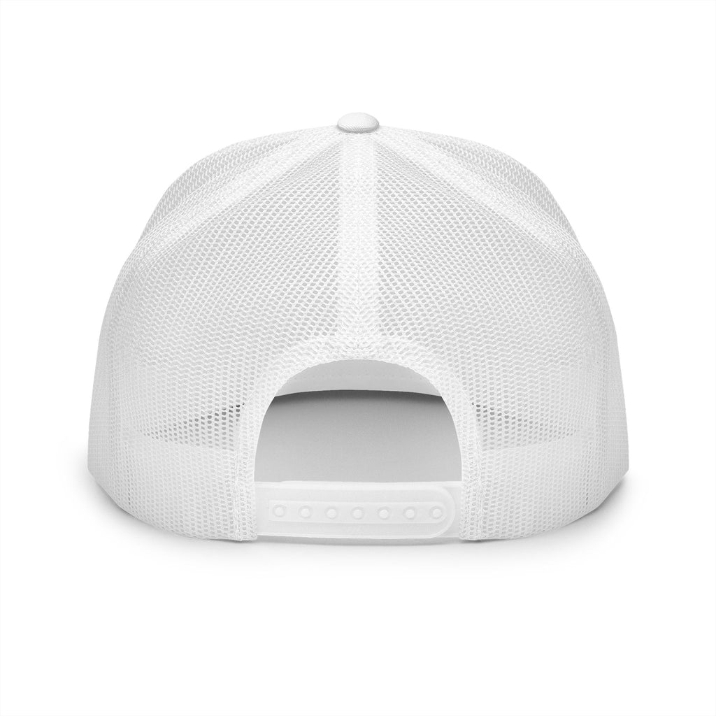 Trucker Cap — 'Nes' Oval Patch Embroidered Mesh Snapback