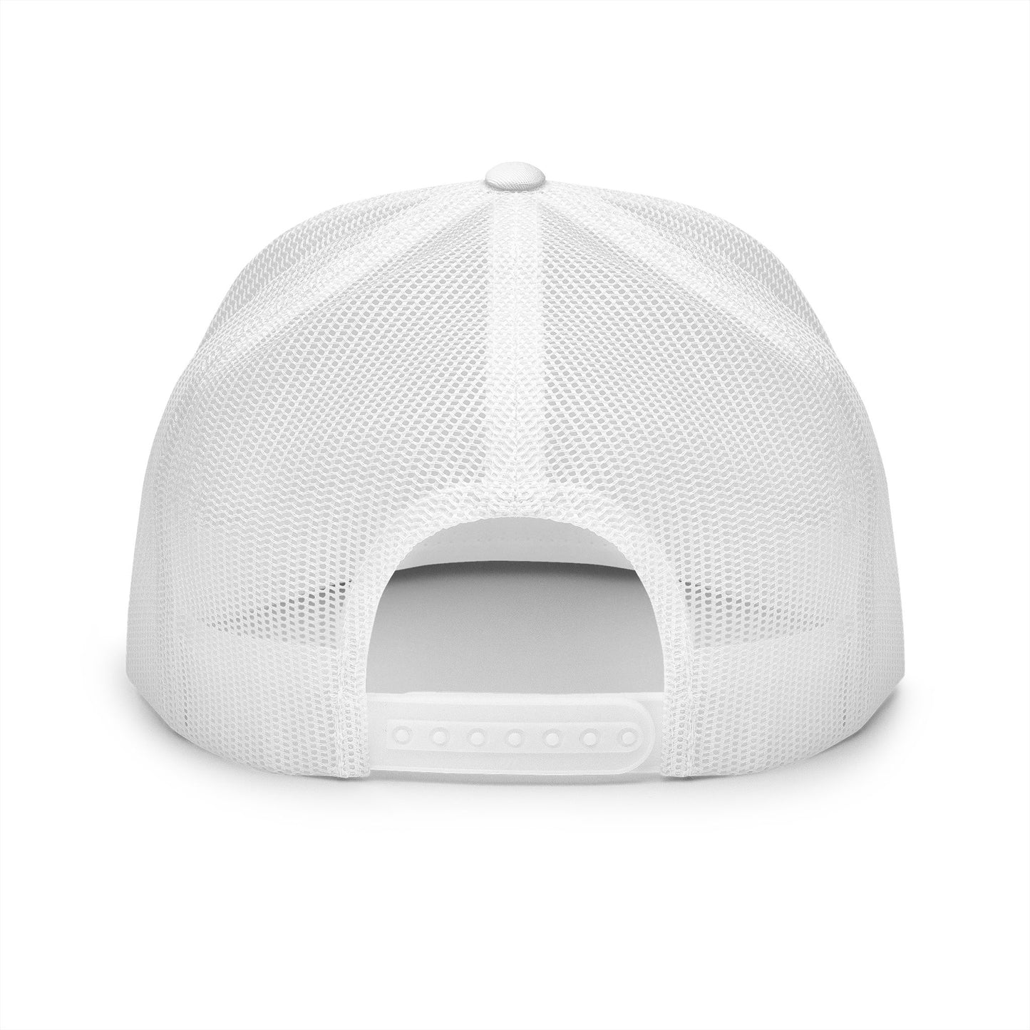 Trucker Cap — 'Nes' Oval Patch Embroidered Mesh Snapback