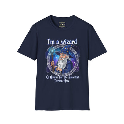I'm A Wizard NVS Graphic T-Shirt — Fantasy Character Tee