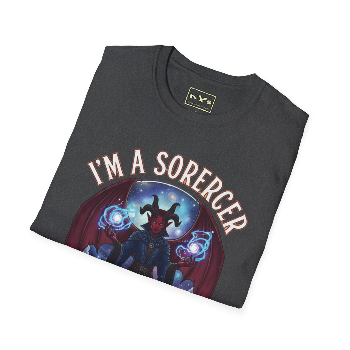 I'm A Sorcerer  NVS Graphic T-Shirt — Fantasy Character Tee