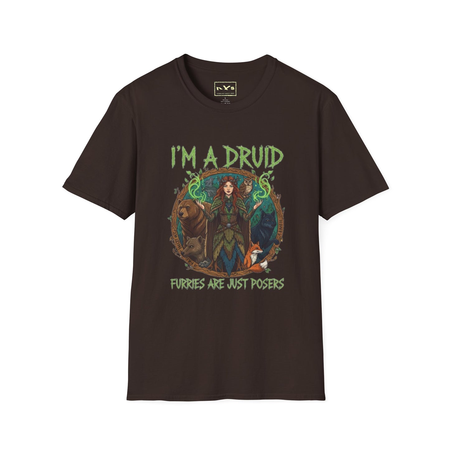 I'm A Druid  NVS Graphic T-Shirt — Fantasy Character Tee