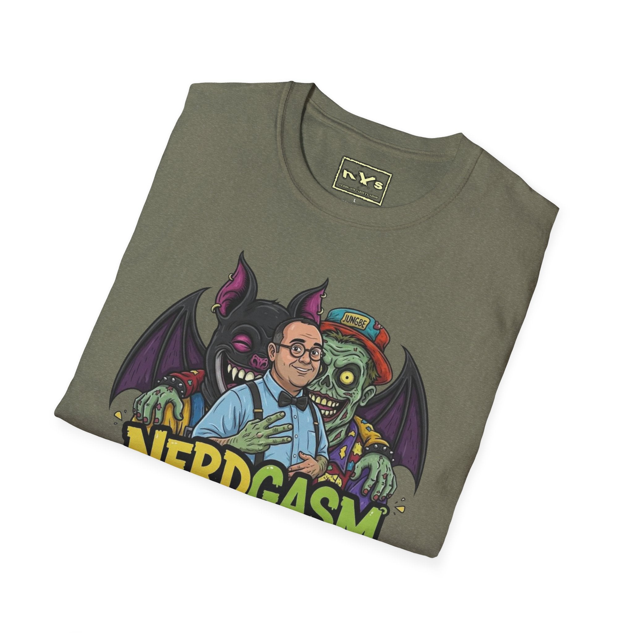 Nerdgasm Variety Show can count to 3!! T-Shirt - Limited Run