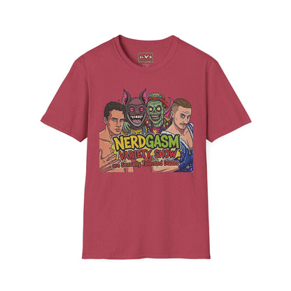 Nerdgasm Variety Show are Sexy Talented Dudes T-Shirt - Limited Run