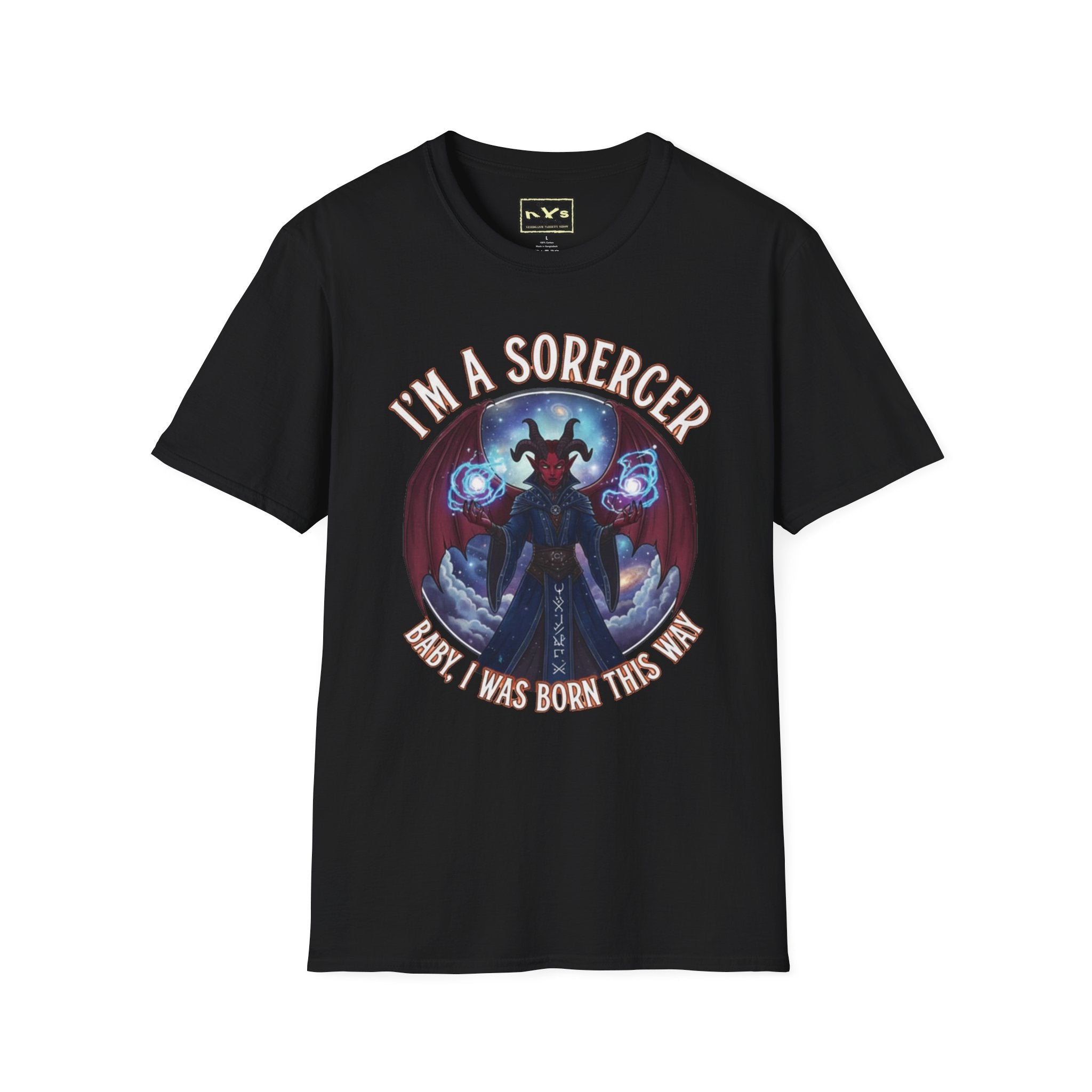 I'm A Sorcerer  NVS Graphic T-Shirt — Fantasy Character Tee