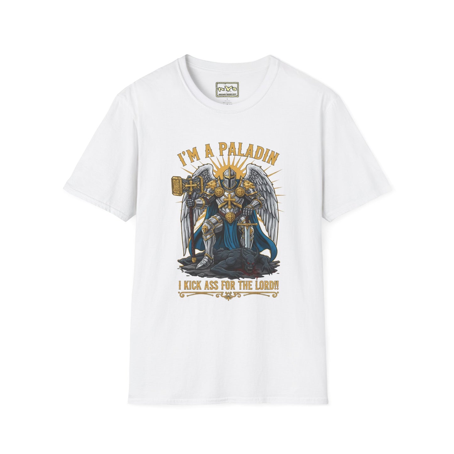 I'm A Paladin  NVS Graphic T-Shirt — Fantasy Character Tee