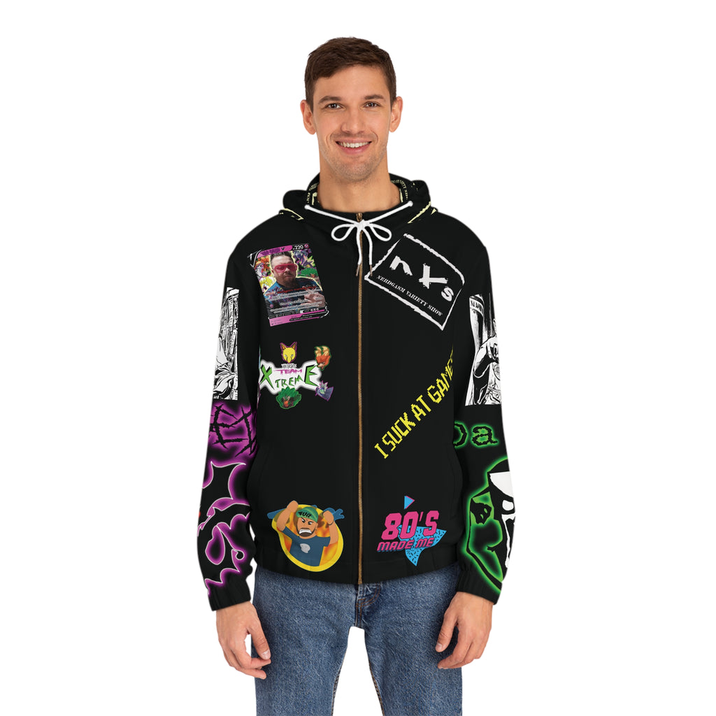 The NVS Battle Jacket Style Zip-Up Hoodie