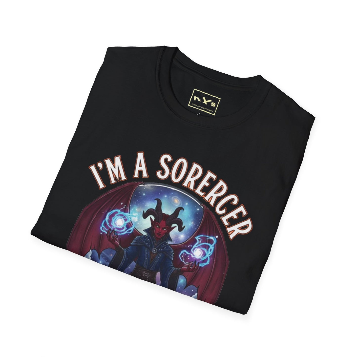 I'm A Sorcerer  NVS Graphic T-Shirt — Fantasy Character Tee