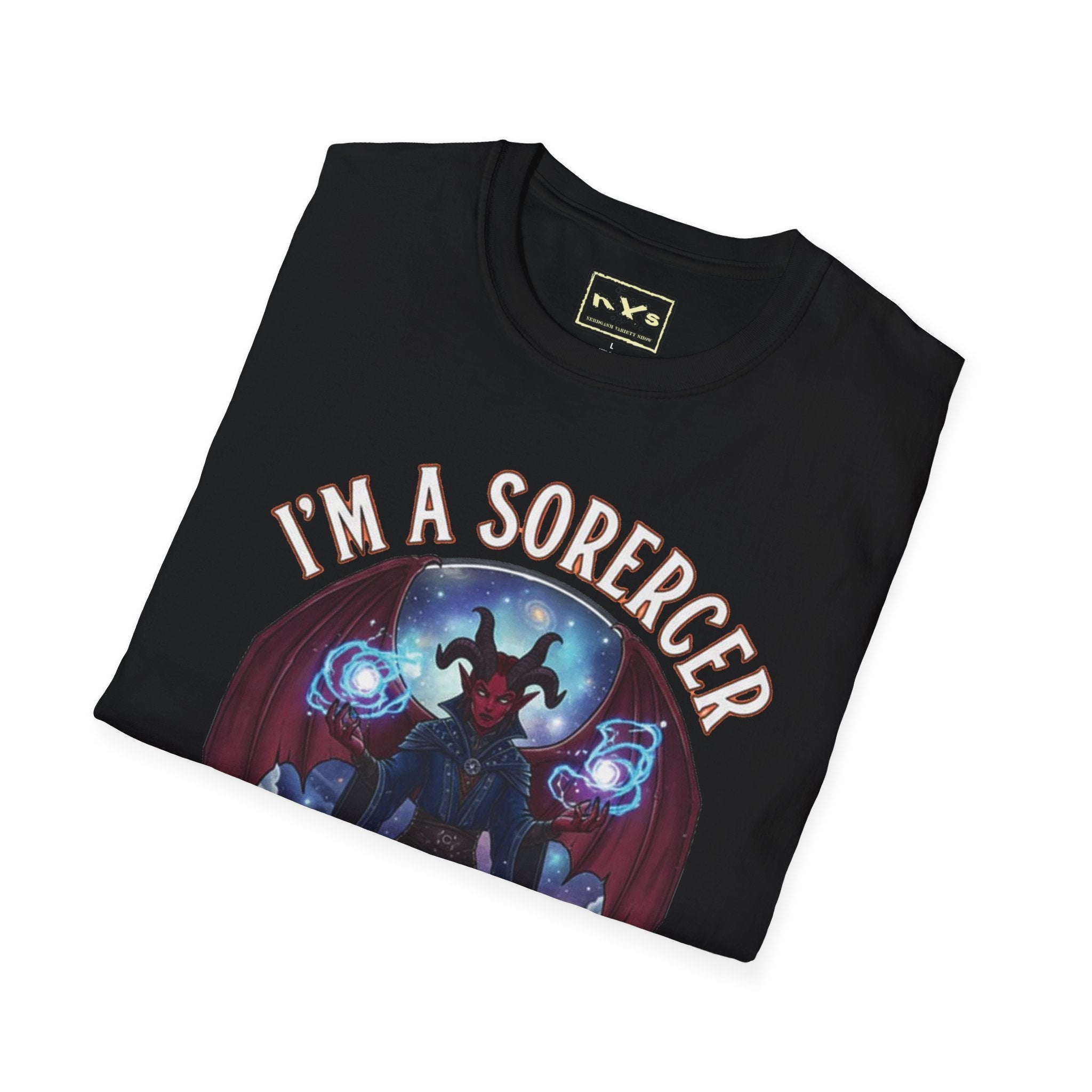 I'm A Sorcerer  NVS Graphic T-Shirt — Fantasy Character Tee