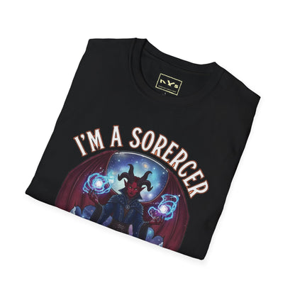 I'm A Sorcerer  NVS Graphic T-Shirt — Fantasy Character Tee