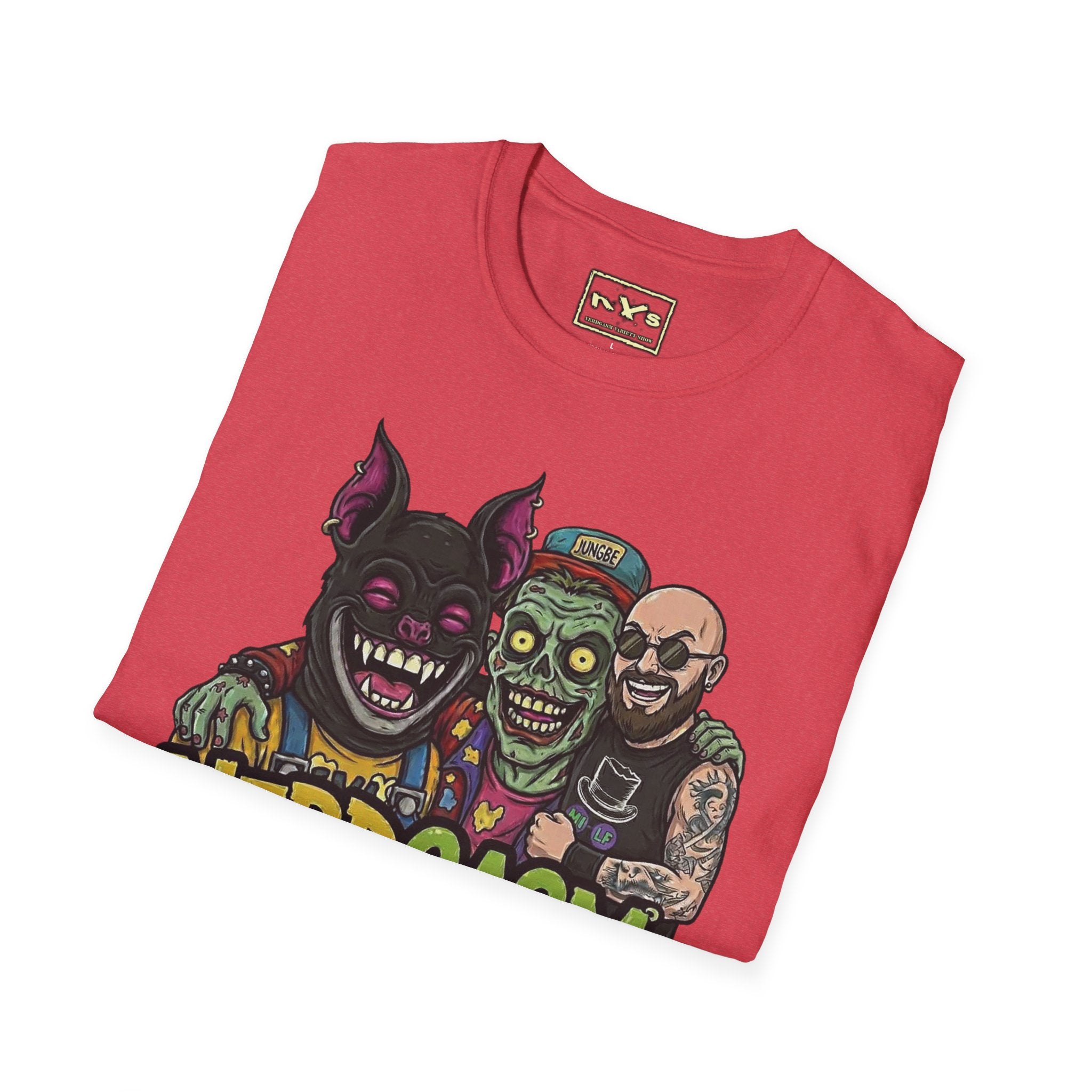 Nerdgasm Variety Show are Freeky! T-Shirt - Limited Run
