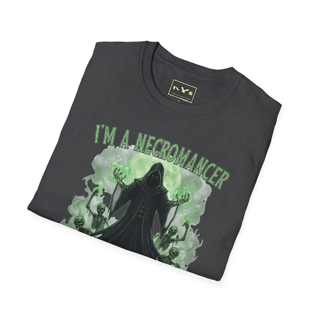 I'm A Necromancer  NVS Graphic T-Shirt — Fantasy Character Tee