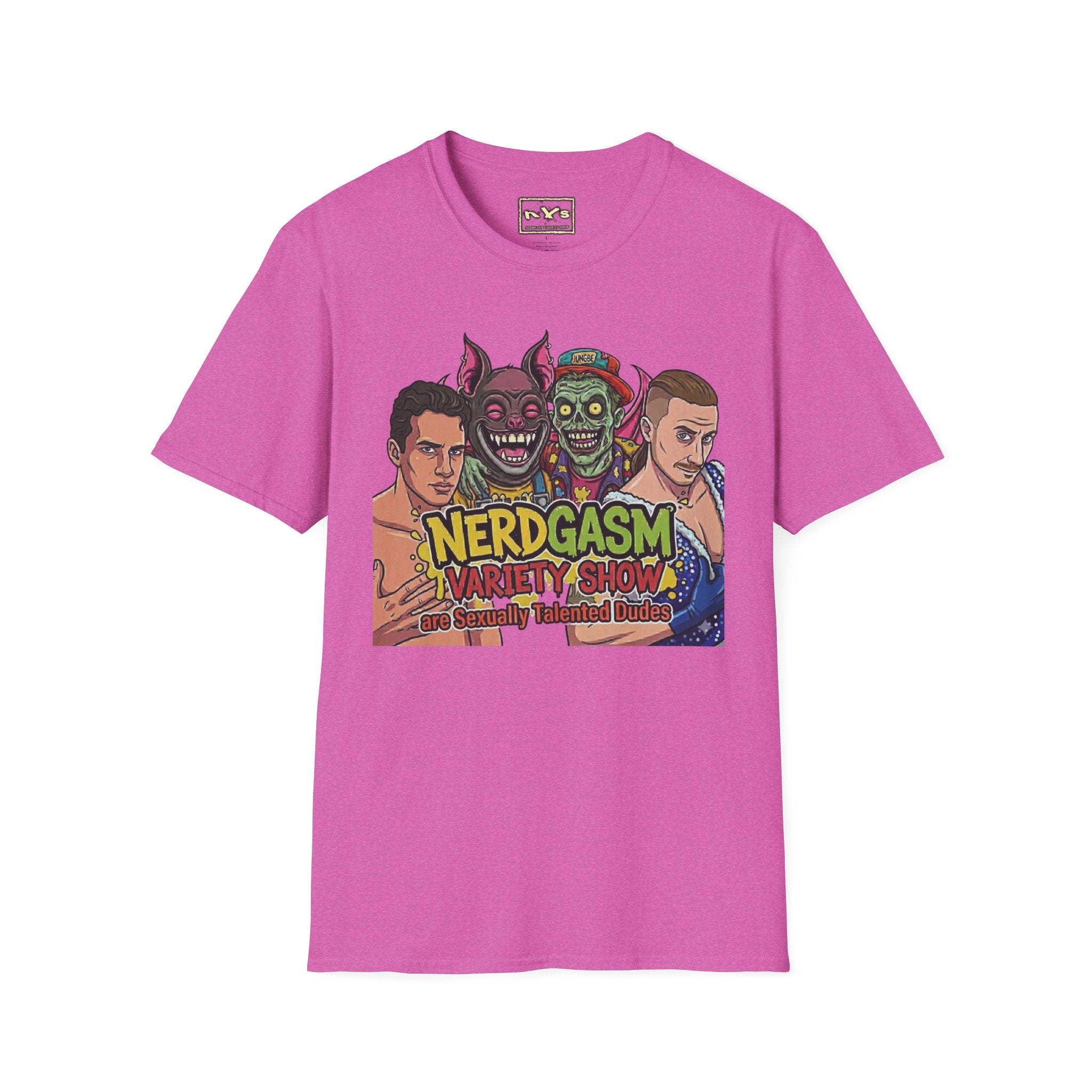 Nerdgasm Variety Show are Sexy Talented Dudes T-Shirt - Limited Run